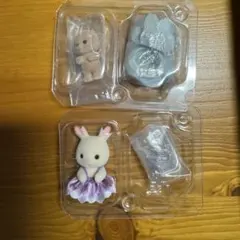 シルバニアファミリー 赤ちゃん妖精の森のなかまたちシリーズ ラッコショコラウサギ
