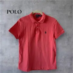 POLO 鹿子ポロシャツ 薄ピンク フィット感 コンパクト 春夏