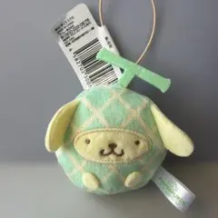 ポムポムプリン フルーツきぐるみマスコット メロン サンリオ ナムコ ぬいぐるみ