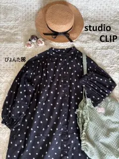 美品★インドボイルアソートワンピース＊ブラック