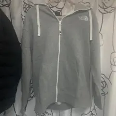 THE NORTH FACE グレー フード付きパーカー XL