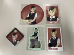 ハイキュー‼︎ 東武動物公園　研磨　ビジュアルカード×２コースター、ストロータグ他