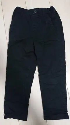UNIQLO キッズ ブラック 裏起毛 パンツ 110cm