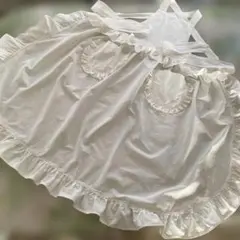 フリルエプロン