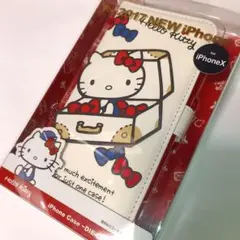 新品iPhonexs/x専用ケース手帳型カバーハローキティのサムネイル