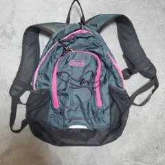 Coleman メッシュバックパック グレー/ピンク