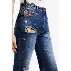 Desigual ☆ デシグアル パンツ デニム ジーンズ ゴブラン 38サイズ