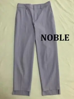 ノーブル NOBLE ドライコットンリネンステップヘムパンツ