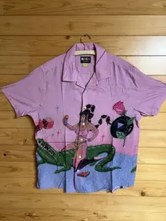 RVCA アートプリント 半袖 シャツ アロハシャツのサムネイル