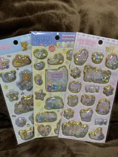 ぷっくりエアーシール　シャカシャカシール　3枚