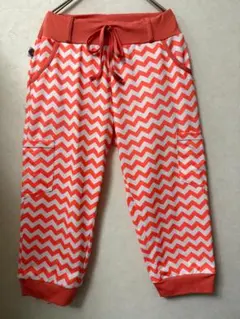 #4835 R-LONDON ギザギザ柄 クロップドパンツ Mサイズのサムネイル