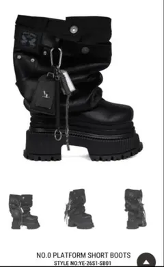 YELLO NO.0 PLATFORM SHORT BOOTSのサムネイル