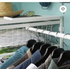 2本セット　IKEA ヨナクセル ポール　収納ラック ホワイト