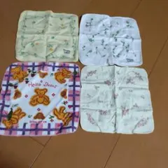 タオルハンカチ 4枚セット まとめ売り