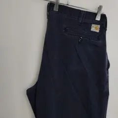 カーハート 38☓32 ワークパンツ ロングパンツ ネイビー