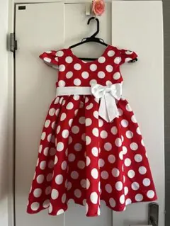 ♡ミニーちゃん風ドレスワンピース140♡