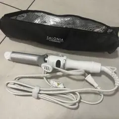 SALONIAサロニアミニセラミックカールヘアアイロンSL-011CWホワイト