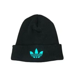 adidas アディダス　アクリルニット帽　ビーニー　トレフォイルロゴ　刺繍ロゴ