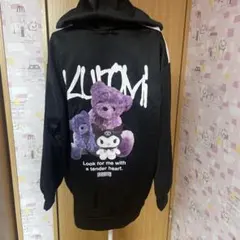 サンリオ　クマ柄プリント　クロミパーカーのサムネイル