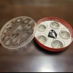 アンティークグラスセット　未使用