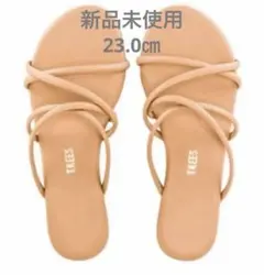 【新品未使用】TKEES サンダル ベージュのサムネイル