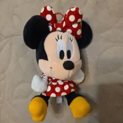 ミニーマウス ぬいぐるみキーホルダー