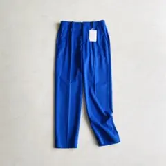 UNITED ARROWS T/R スリムパンツ ブルー 36 日本製
