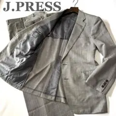 J.PRESS ジェイプレス グレンチェック セットアップスーツ 背抜き XL