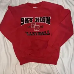 GILDAN スウェット トレーナー レッド SKY HIGH