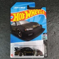 ホットウィール 『 リバティウォーク 日産シルビア (S15) 』 (黒色)のサムネイル