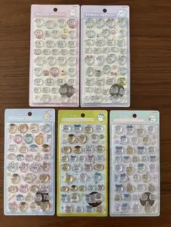 【正規品】ちいかわ　ボンボンドロップシール　5枚セット　モモンガ