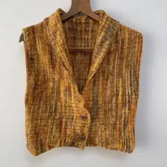 【ハンドメイド】手編みベスト