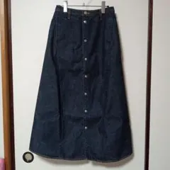 デニムスカートボタン前開きＭサイズ