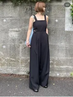 限定値下げcygne フロントクロスオールインワンサイズ1Ｔ完売グレータグ付き 限定値下げcygne フロントクロスオールインワンサイズ1T完売