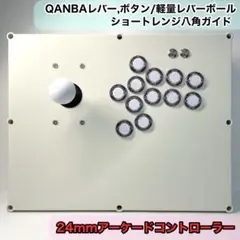 アーケードコントローラー アケコン スト6 増設 24mm 親指インパクト