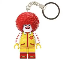 新品レゴ互換 マクドナルド ドナルド　ミニフィグ ミニフィギュア キーホルダー