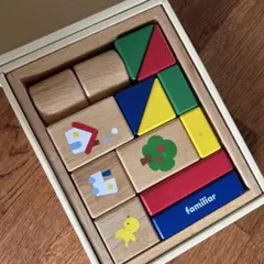familiar 木製つみきブロックセット