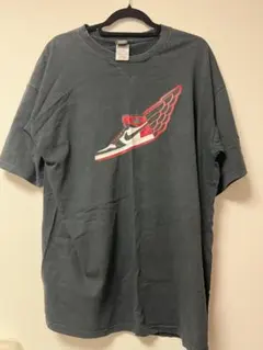 80s当時物 NIKE 肩掛けジョーダン Tシャツ 紺タグ ヴィンテージ レア
