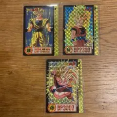 DBカードダス　ドラゴンボールZ 孫悟空カード 3枚セット