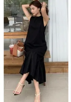 美品　デイジーリン　ワンピース Black Tulip Tunic 40 美品 デイジーリン ワンピース Black Tulip Tunic 40 - メルカリ