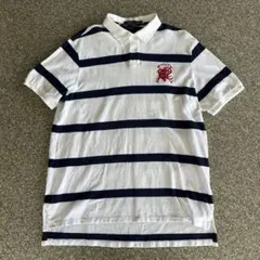【C6】 Polo Ralph Lauren ボーダー ポロシャツ Xのサムネイル