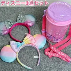 ディズニー　ミニー カチューシャ　ポップコーンバケット　春　ピンク