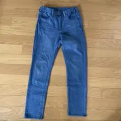 デニム風ロングパンツ 140