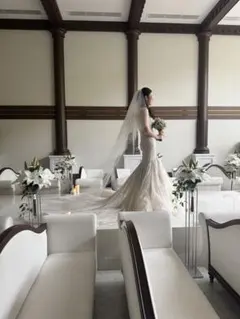 ザトリートドレッシング　ウェディングロングベール　3メートル　80X300