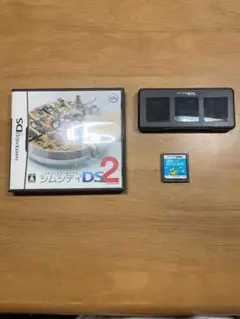 DS シムシティ2、もっと英語漬け ソフト２本セット