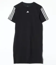 (美品)アディダス adidas 半袖ワンピース Sサイズ ブラックのサムネイル