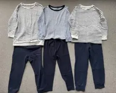 ユニクロ 120センチ用パジャマ 3セット