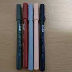 Pentel ぺんてる 水性カラーペン 5本セット ペン回しのサムネイル