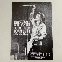 ポスター★ジョーン・ジェット（Joan Jett）1982年ツアー