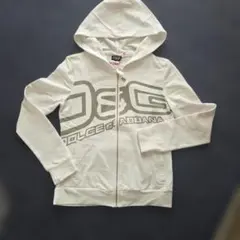 D&G ホワイト パーカー フード付きのサムネイル